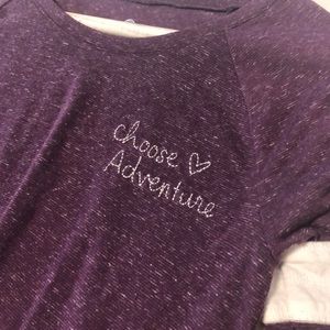 “Choose adventure” purple children’s shirt!!